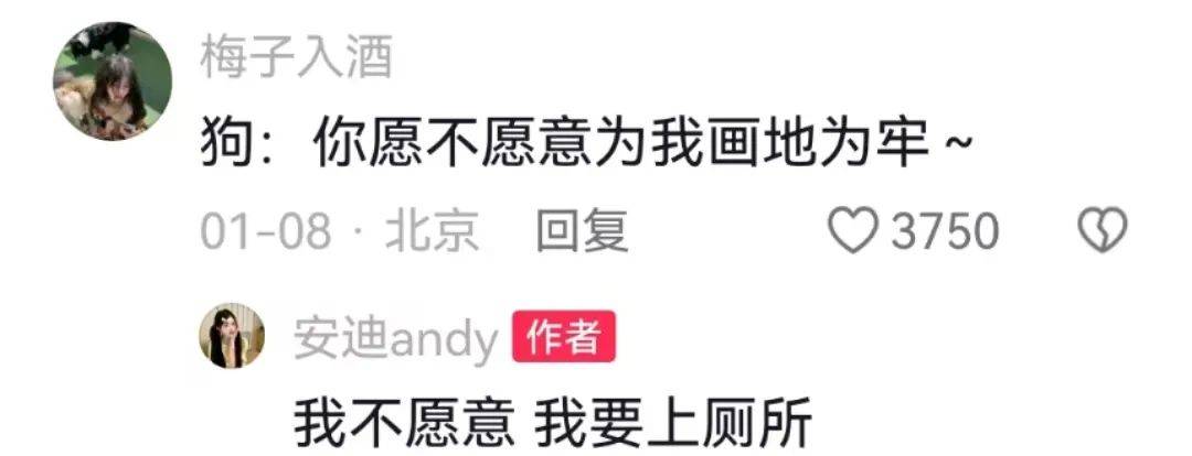 主人喝多了直接吐在狗子床上了，惊得狗子耳朵都要甩掉了，把主人硬拽好几米...狗子：我咧个豆，你自己没床吗？？