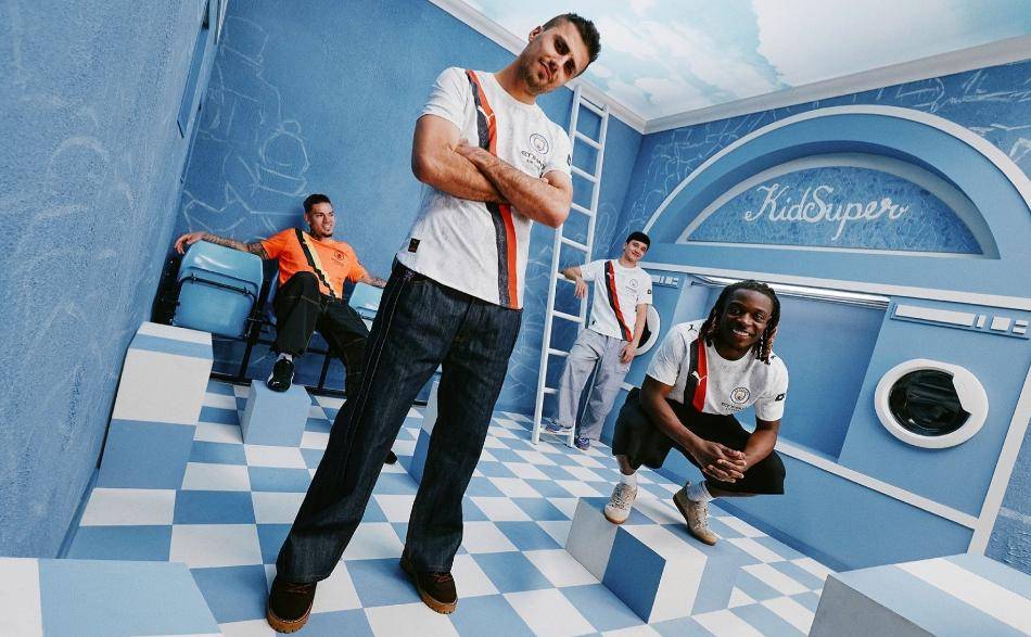 彪马携手KidSuper推出曼城足球俱乐部特别系列球衣及套装