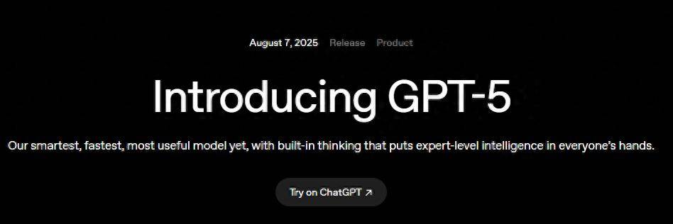 GPT-5强势登场：一键生成网页、写作像诗人、更懂健康问题